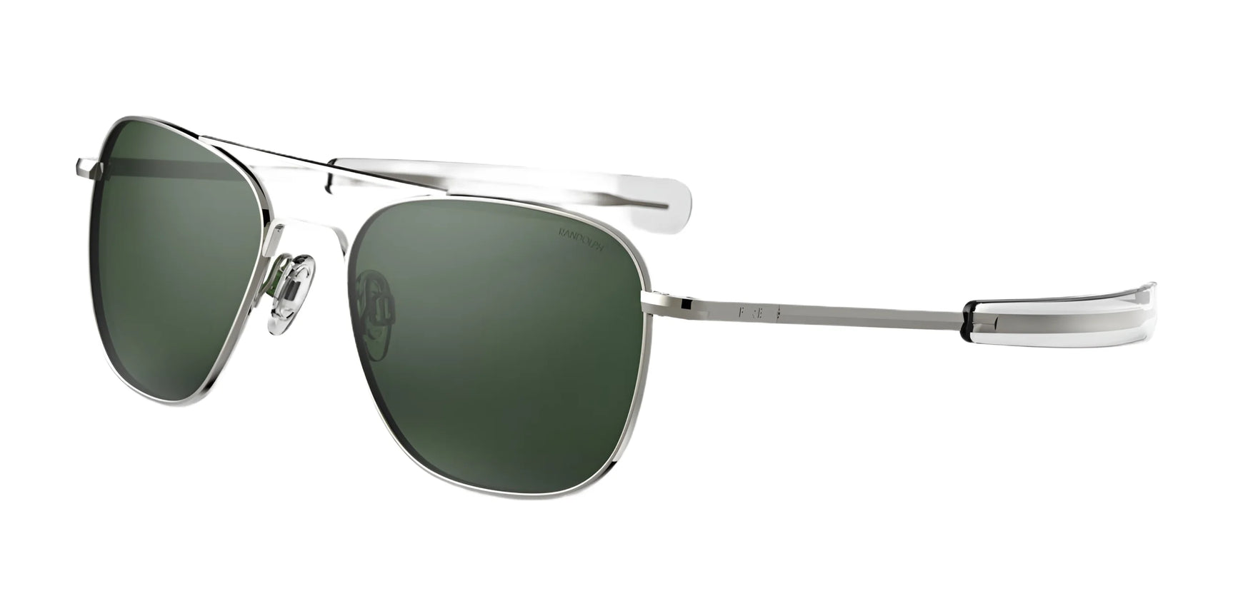 Randolph AVIATOR Sunglasses | Size 58 / Gunmetal / AGX Glass (Polarized)