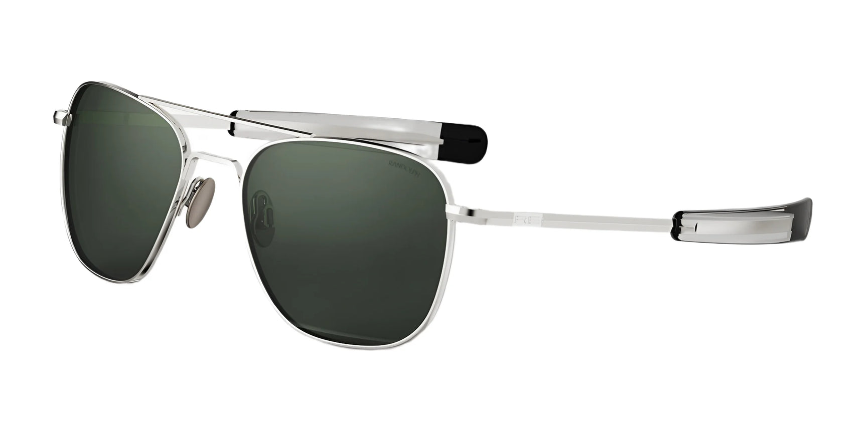 Randolph AVIATOR Sunglasses | Size 55 / 23k White Gold / AGX Glass (Polarized) Randolph AVIATOR Sunglasses | Size 55 / 23k White Gold / AGX Glass (Polarized)