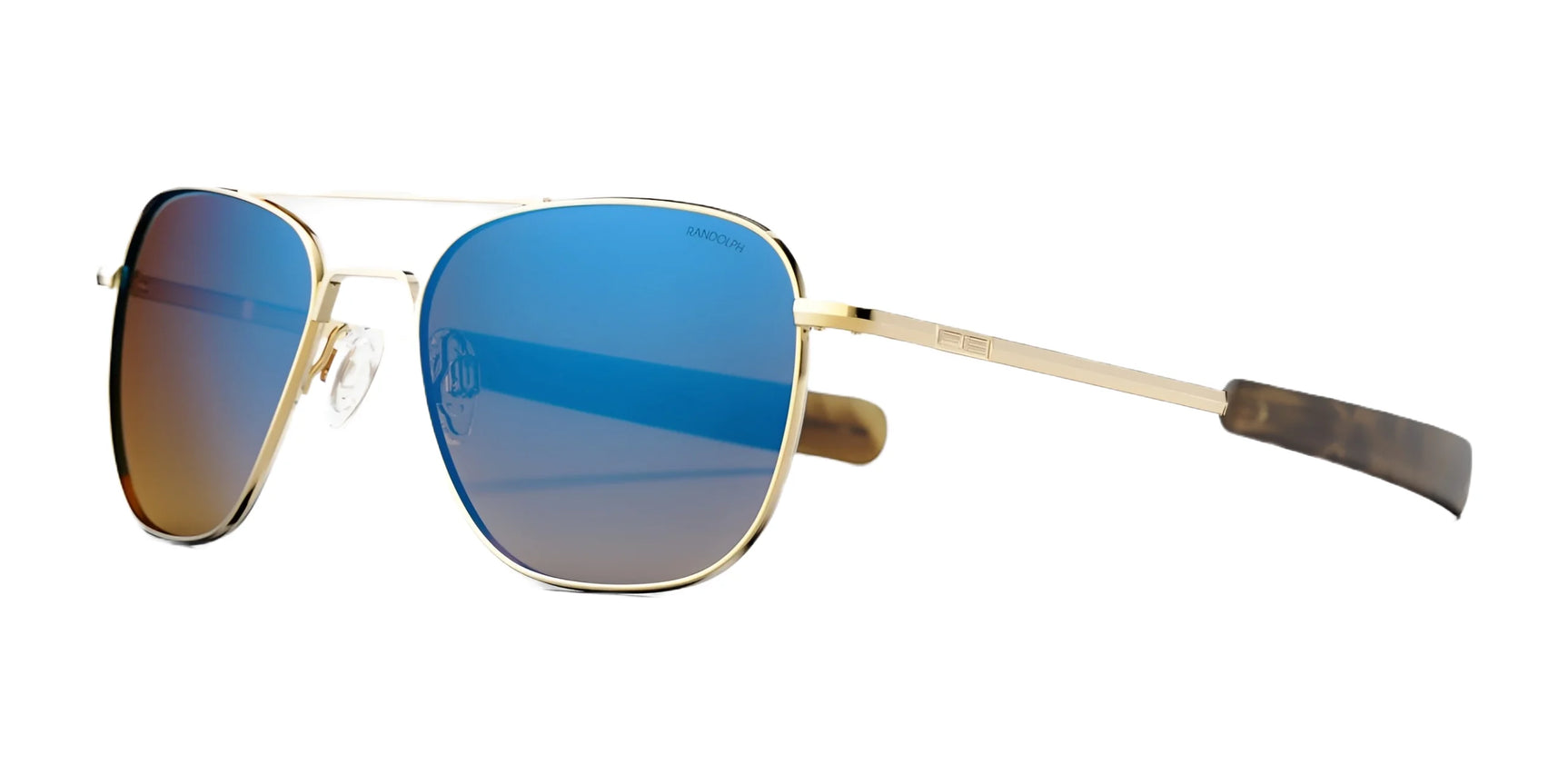 Randolph AVIATOR Sunglasses | Size 55 / 23k Gold / Northern Lights Gradient Nylon (Polarized) Randolph AVIATOR Sunglasses | Size 55 / 23k Gold / Northern Lights Gradient Nylon (Polarized)