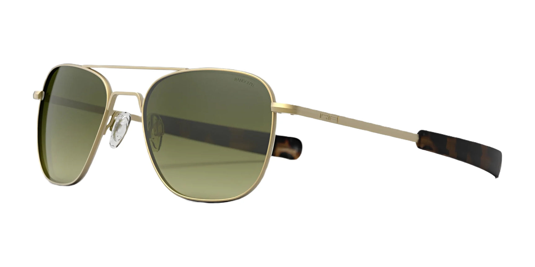 Randolph AVIATOR Sunglasses | Size 58 / 23k Satin Gold / Evergreen Gradient Nylon (Polarized) Randolph AVIATOR Sunglasses | Size 58 / 23k Satin Gold / Evergreen Gradient Nylon (Polarized)