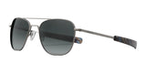 Randolph AVIATOR Sunglasses | Size 52 / Satin Gunmetal / Slate Gradient Nylon (Polarized)