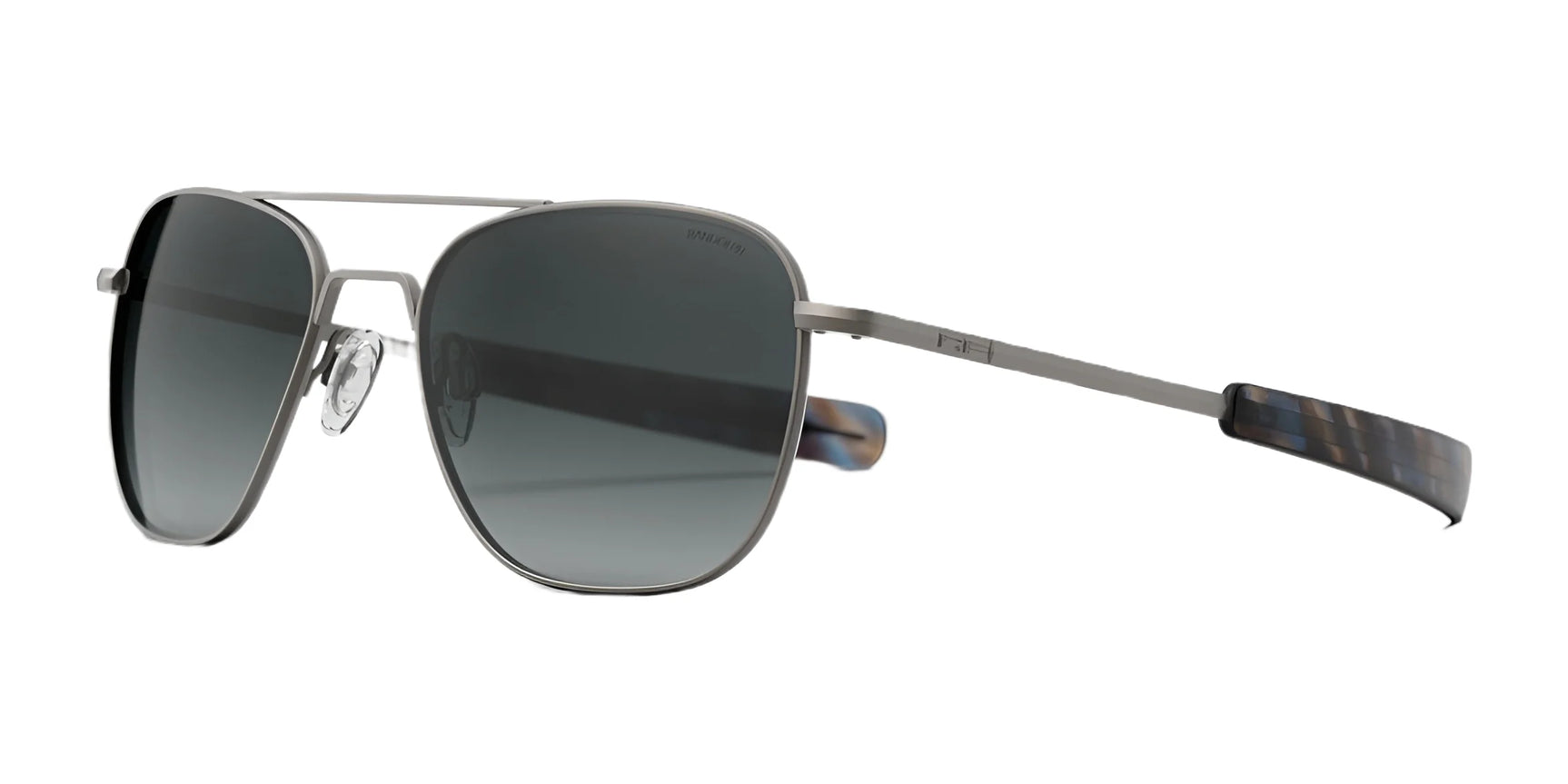 Randolph AVIATOR Sunglasses | Size 55 / Satin Gunmetal / Slate Gradient Nylon (Polarized) Randolph AVIATOR Sunglasses | Size 55 / Satin Gunmetal / Slate Gradient Nylon (Polarized)