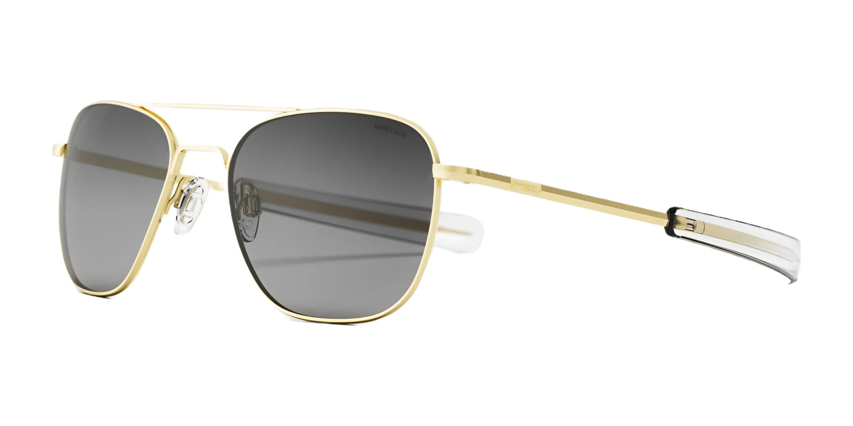 Randolph AVIATOR Sunglasses | Size 61 / 23k Gold / Nylon Coastal Gray (Non-Polar) Randolph AVIATOR Sunglasses | Size 61 / 23k Gold / Nylon Coastal Gray (Non-Polar)