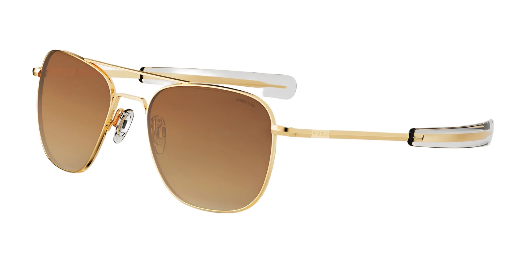 Randolph AVIATOR Sunglasses | Size 55 / 23k Gold / Nylon Gradient Cape Sand (Non-Polar) Randolph AVIATOR Sunglasses | Size 55 / 23k Gold / Nylon Gradient Cape Sand (Non-Polar)