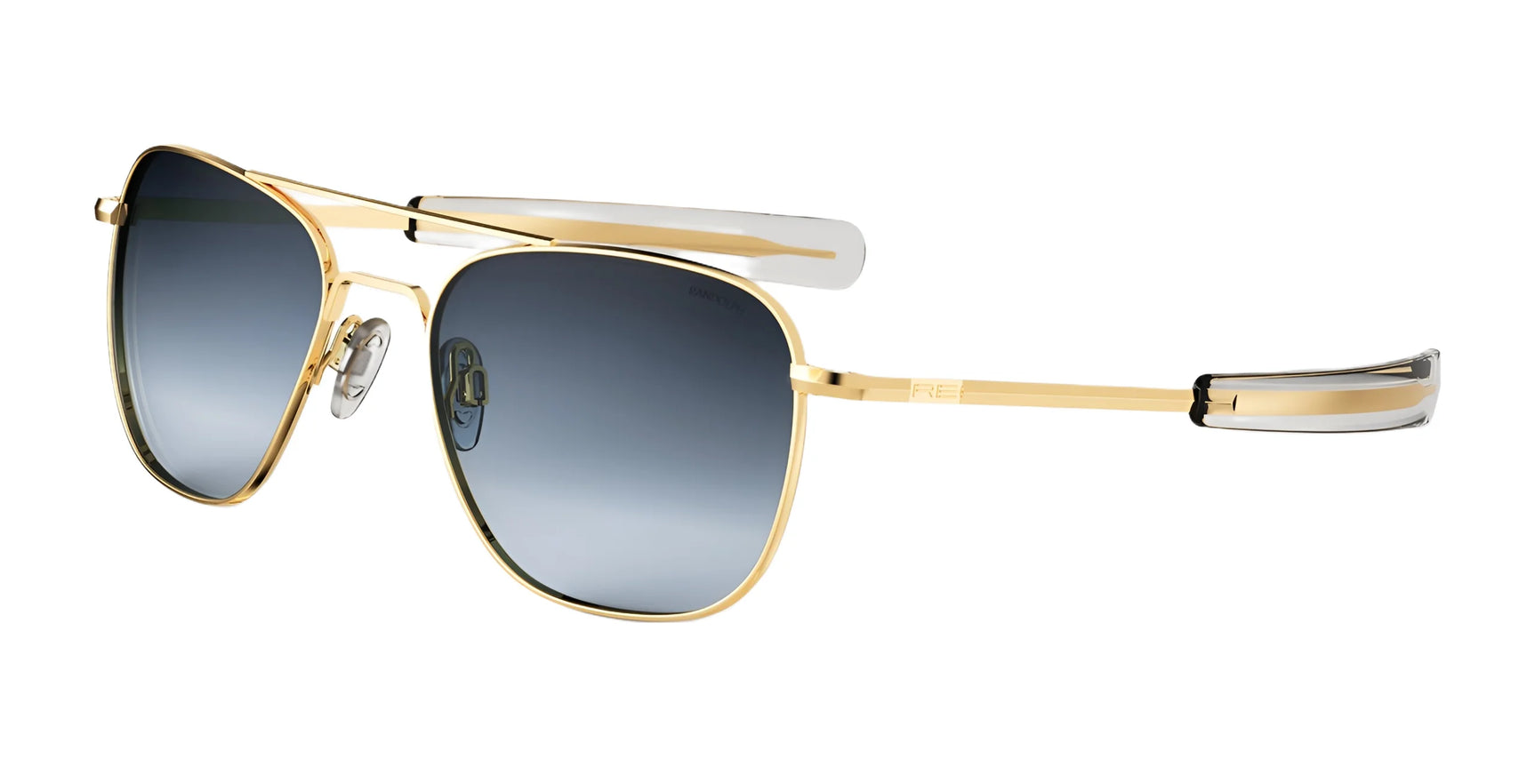Randolph AVIATOR Sunglasses | Size 61 / 23k Gold / Nylon Gradient Slate (Non-Polar) Randolph AVIATOR Sunglasses | Size 61 / 23k Gold / Nylon Gradient Slate (Non-Polar)