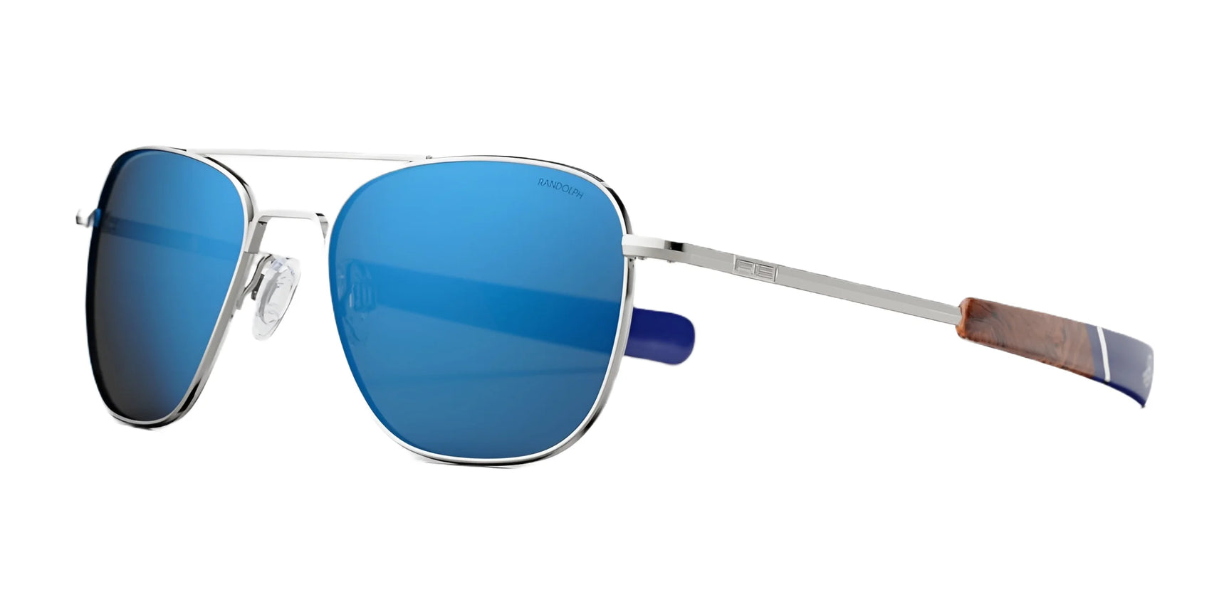 Randolph AVIATOR Sunglasses | Size 55 / Gunmetal / Atlantic Blue Nylon (Polarized) Randolph AVIATOR Sunglasses | Size 55 / Gunmetal / Atlantic Blue Nylon (Polarized)