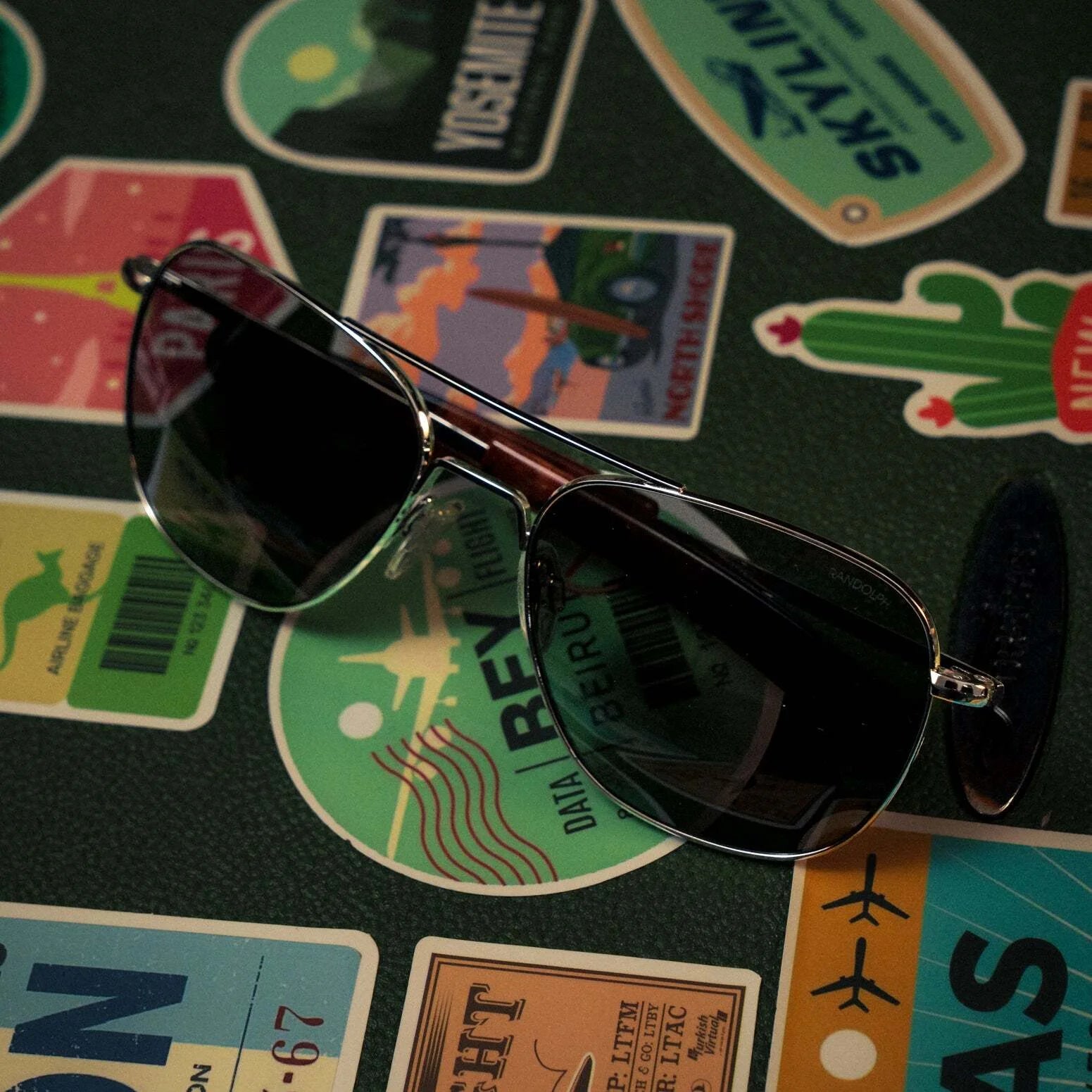 Randolph AVIATOR Sunglasses | Size 55