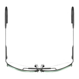 RE Ranger Classic Shooting Glasses, Size 68, by RE Ranger, featuring minimalist metal frames and Claysight lenses, viewed from the front on a white background.