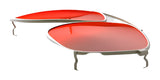 The RE Ranger Sporter Clip-On Lens by RE Ranger, featuring red lenses and flip-up design, is shown against a white background.