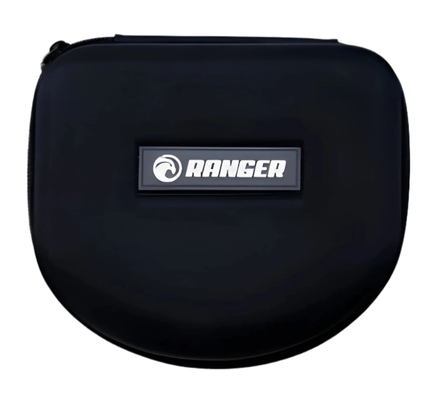 Black hard shell case with zipper and "RANGER" logo—ideal for safely storing your RE Ranger SuperShot Shooting Glasses or ClaySight lenses. Black hard shell case with zipper and "RANGER" logo—ideal for safely storing your RE Ranger SuperShot Shooting Glasses or ClaySight lenses.