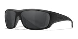 Wiley X OMEGA Safety Glasses Matte Black / CAPTIVATE™ Polarized Grey
