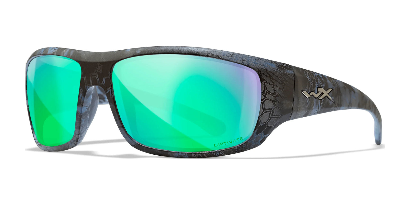 Wiley X OMEGA Safety Glasses Kryptek® Neptune™ / CAPTIVATE™ Polarized Green Mirror Wiley X OMEGA Safety Glasses Kryptek® Neptune™ / CAPTIVATE™ Polarized Green Mirror